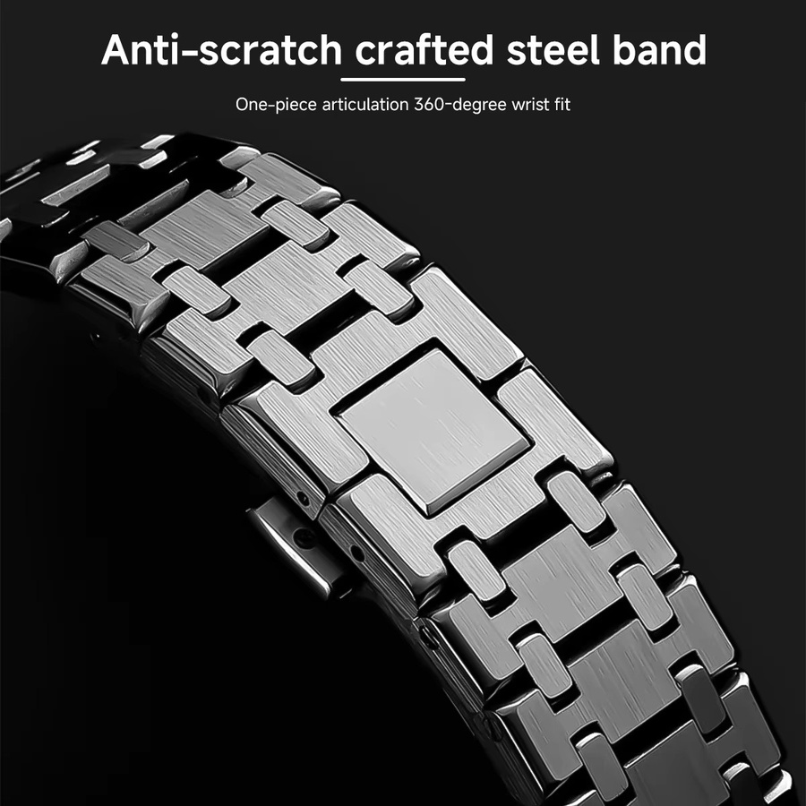 CHIICSMART Uhrenarmband Edelstahl, Silber, Unisex - Bild 4
