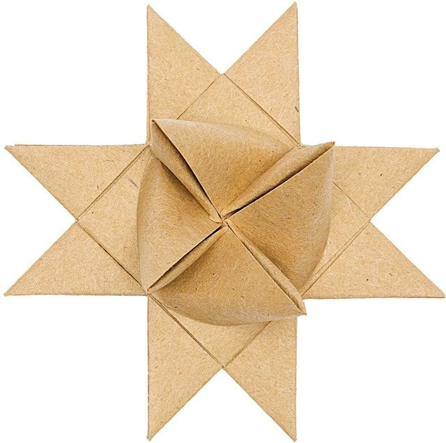 Rico Design Paper Poetry Fröbelstreifen aus Kraftpapier in Braun, 40 Stück, 120g/m² - Bild 1
