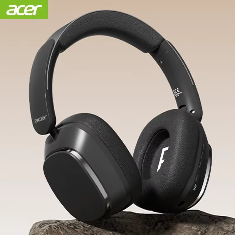 Acer ANC Bluetooth-Kopfhörer mit aktiver Geräuschunterdrückung, Surround-Sound und HD-Mikrofon, OHR525, Schwarz oder Beige - Bild 2