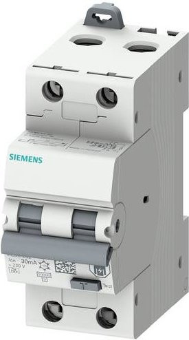 Siemens RCBO FI-Schutzschalter/Leitungsschutzschalter in Weiß mit 6,0 A - Bild 1