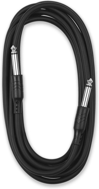 CZ.INSPIRE Gitarrenkabel mit 6,35 mm Mono-Stecker, Länge: 3 m, Schwarz - Bild 1
