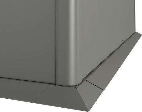 Biohort Mähkante L150 aus Stahlblech in Quarzgrau-Metallic für Hochbeet und Rasen - Bild 3