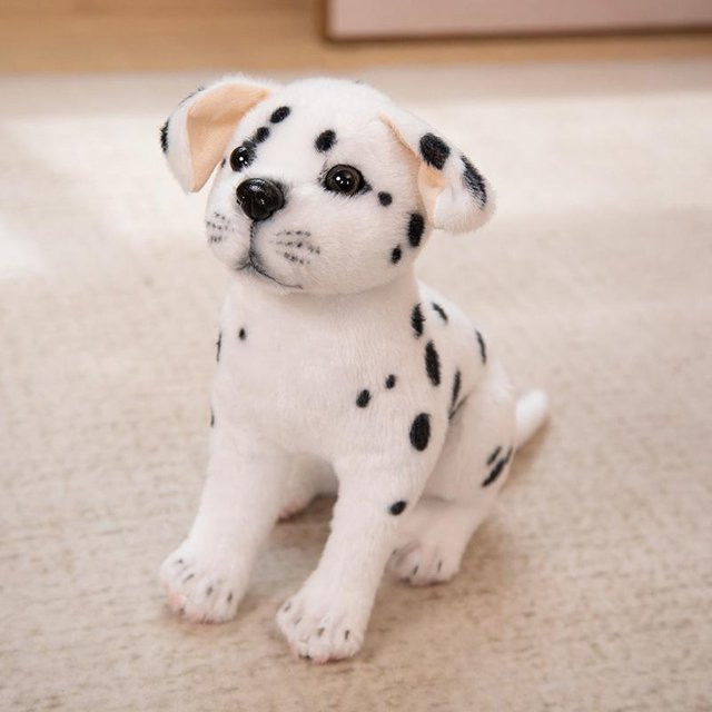 Wucifang Bags Dalmatiener Plüschtier, gefleckter Welpe, 25cm - Bild 1