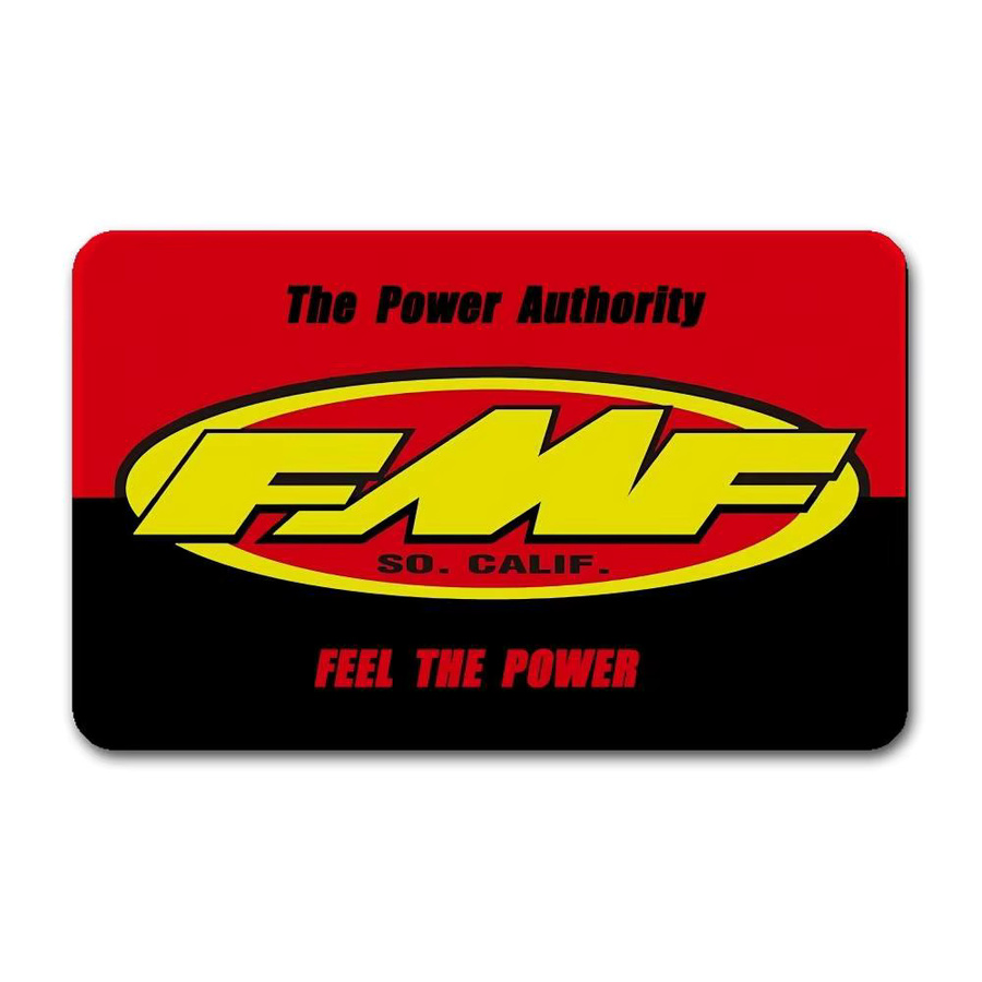 FMF Racing Logo Fußmatte rutschfest und waschbar für Wohnzimmer, Küche oder Flur - Bild 7
