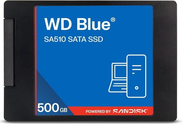 Western Digital WD Blue SA510 SSD 500 GB 2,5 Zoll SATA 6Gb/s - Bild 1
