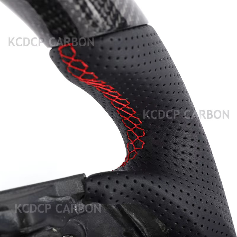 Custom Alcantara Carbonfaser Lenkrad in Schwarz für Mercedes Benz W204 W212 W207 X204 X164 W463 W205 W222 W223 W221 von MEGALOMANIA - Bild 3