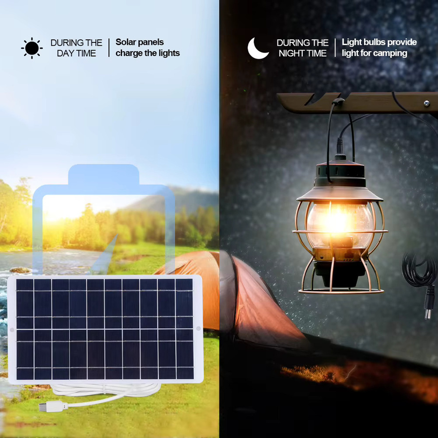 ALLOET Tragbares Solar-Ladegerät mit Typ-C-Ausgang, 8W 5V und 1600mA, kratzfeste Solarpanels für drahtlose Outdoor-Überwachungskameras - Bild 2