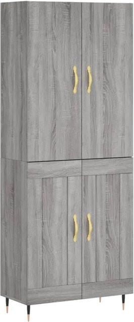 vidaXL Highboard Grau Sonoma B: 69,5 cm, T: 34 cm, H: 180 cm - Bild 1