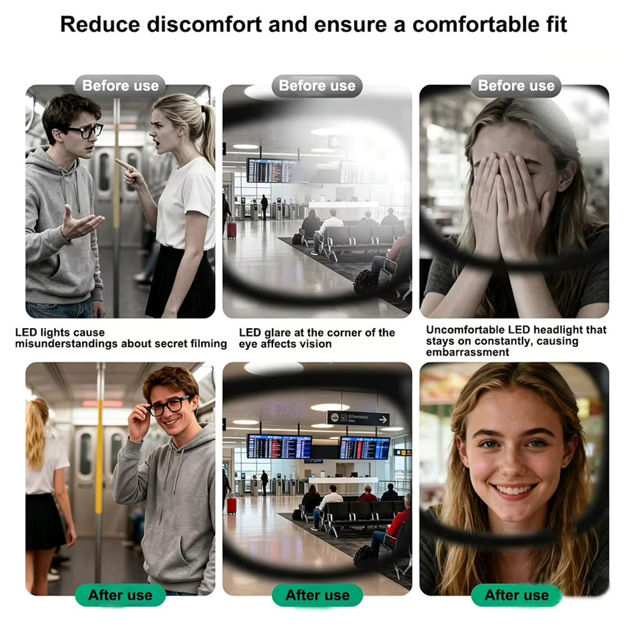LED-Lichtblocker für Meta Smart Brillen als Kamera-LED-Abdeckung für Ray-Ban Meta in Schwarz zur Sicherung der Privatsphäre - Bild 4