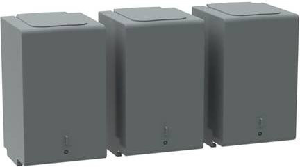 ABB Klemmenabdeckung OTS4000G1L/3 mit Schnappbefestigung aus grauem Kunststoff - Bild 1