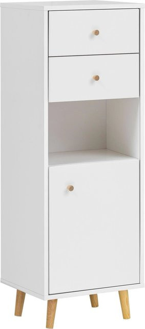 Schildmeyer Highboard Bjarne Weiß Matt B/H/T: 40,3 x 113,4 x 33,05 cm - Bild 1
