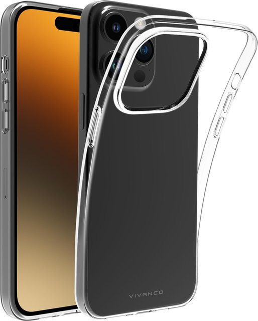 Vivanco Super Slim Cover für iPhone 15 Pro Max, transparent - Bild 1