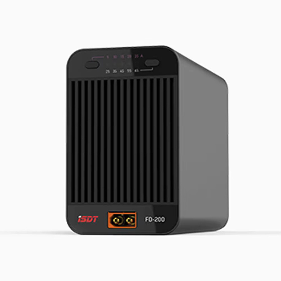 ISDT FD-200 Smart Discharger 200W mit Bluetooth App-Steuerung und LED-Licht in Schwarz für 2-8S LiPo Akkus von RC Drohnen und Modellen - Bild 2