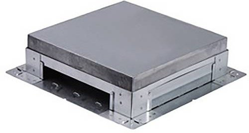 Schneider Electric Unterflurdose aus Stahl in Silber - Bild 1