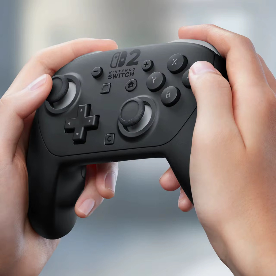 Kabelloser Bluetooth Controller für Nintendo Switch in Schwarz mit optimiertem Tastendesign und präziser Spielsteuerung - Bild 3