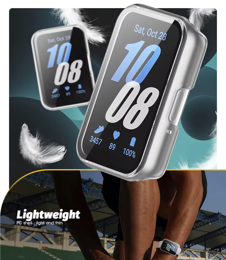 Samsung Galaxy Fit 3 Zubehör, Displayschutzfolie und Schutzhülle, Schwarz - Bild 5