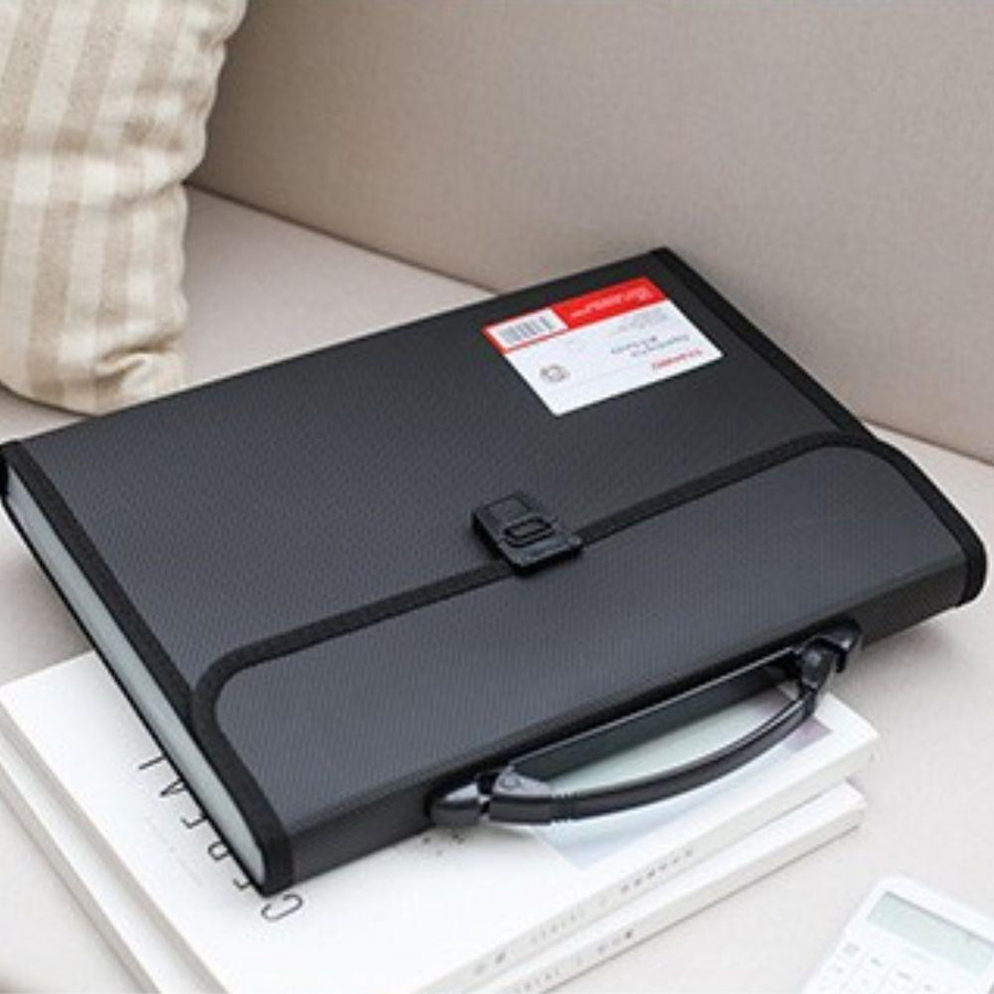 Yiran Furniture A4 Business Aktentasche aus ABS in Schwarz für professionelle Dokumentenorganisation - Bild 2
