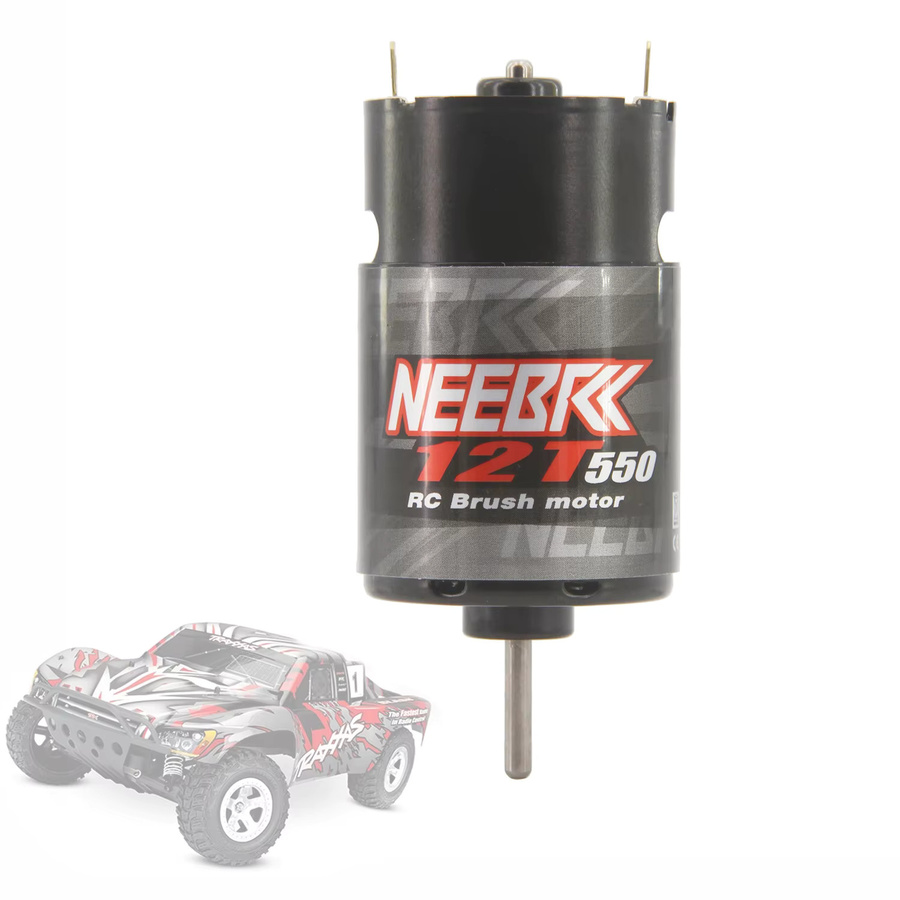 NeebRC RC 550 Bürstenmotor, Wasserdicht, 1:10, Metall, Schwarz - Bild 2