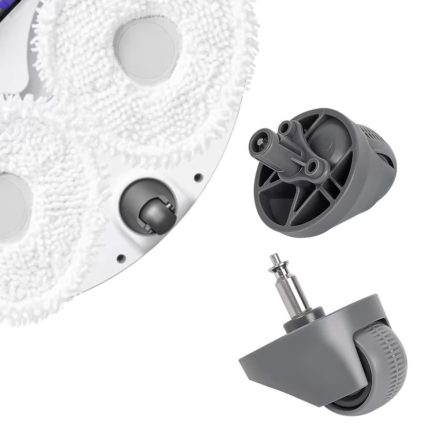 WINDNINJA Ersatz Vorderräder für Narwal Freo X Ultra, Freo Z Ultra, Freo Z10 Ultra, J4, J4 Lite und J5 Roboterstaubsauger in Grau - Bild 4
