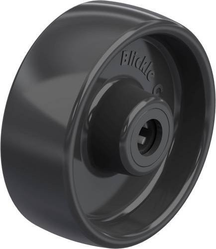 Blickle Rad PP 100/12R in Schwarz mit 100 mm Durchmesser und 160 kg Tragfähigkeit - Bild 1