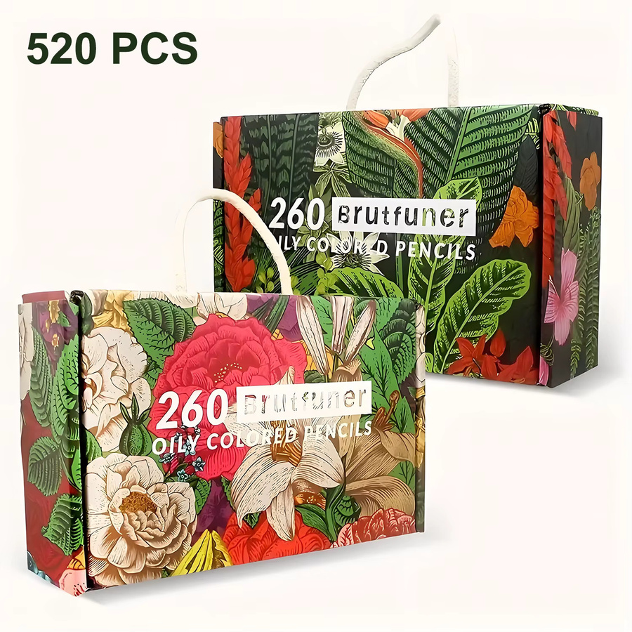 520 Buntstifte Set mit pigmentiertem weichem Kern und DIY-Farbkarte in Bunt - Bild 4