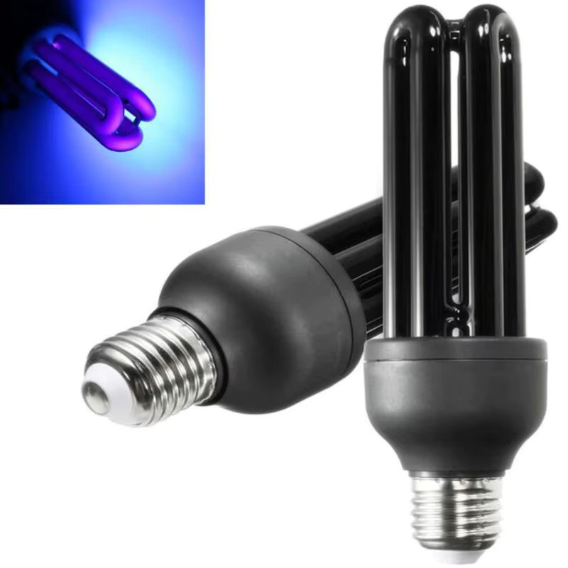 Mixxar UV Glühbirne E27 40W Ultraviolett Fluoreszierende CFL Lampe in Schwarz - Bild 4