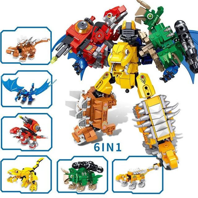 Fashnics Dinosaurier Transformation Roboter, Bausteine, ab 6 Jahren - Bild 1