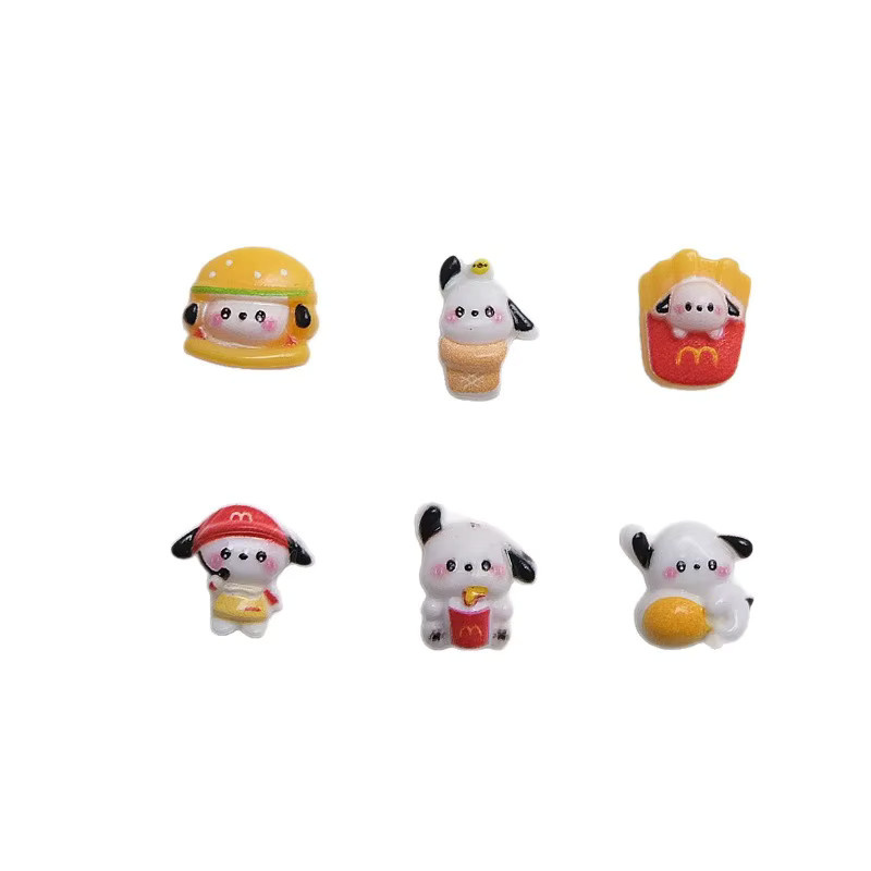 MINISO Pompompurin Burger Nagel Charms, 100 Stück, Glänzend, Unisex - Bild 2