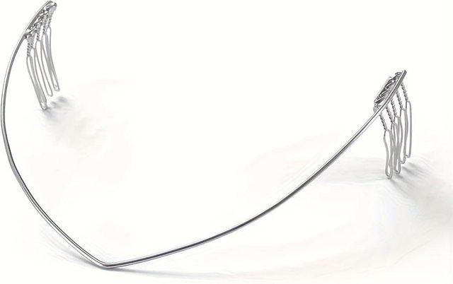 Brautstirnband, V-förmig, Goldfarben, Damen - Bild 1