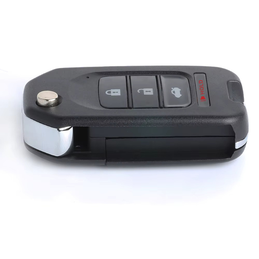 KEYECU Fernbedienungs-Schlüsselanhänger N5F-S0084A 313,8 MHz ID46 für Honda Civic, Schwarz - Bild 3