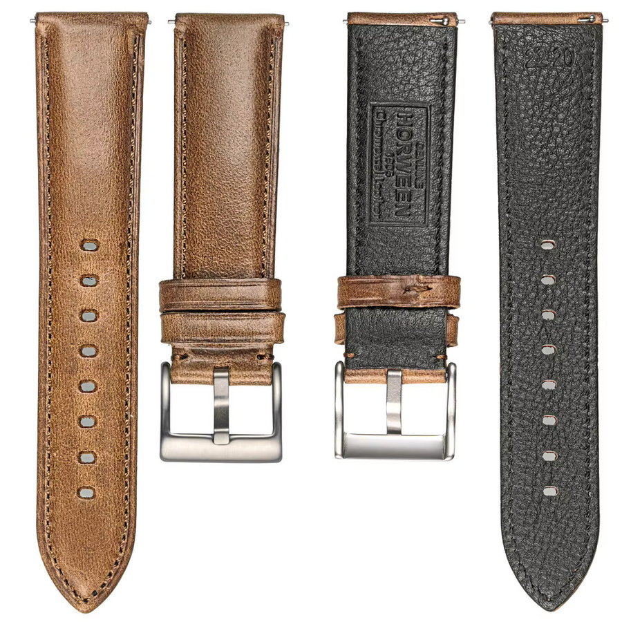 Hemsut Uhrenarmband Rindsleder, Schnellverschluss, Unisex - Bild 3