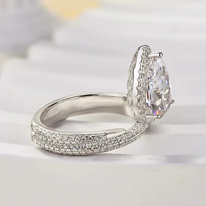 Huitan Corona Design Ring, Silber, Zirkonia, Damen - Bild 3