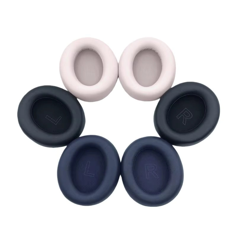 2 Stück Ersatz-Ohrpolster aus Mesh Memory Foam für Anker Soundcore Life Q30 und Q35 in Schwarz - Bild 3