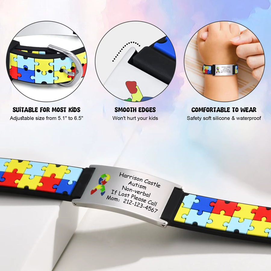 Meaeguet Armband, Silikon, Kinder - Bild 4