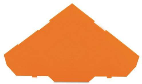 WAGO 280-321 Abschluss- und Trennplatte Orange 100 Stück - Bild 1