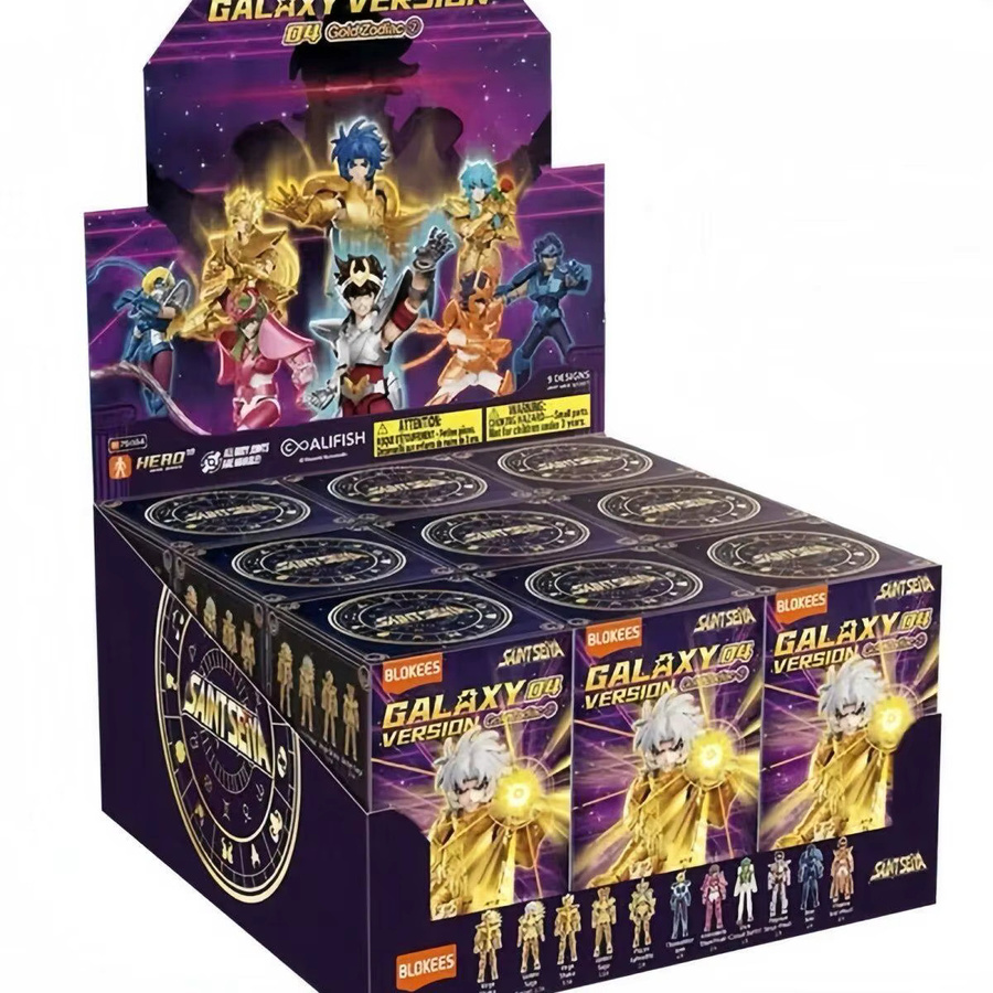 Blokees Gold Saint Actionfigur Galaxy Version 02 Waage Dohko Schütze Saint Seiya Bausatz - Bild 4