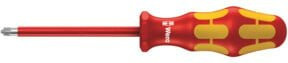 Wera 165 i PZ/S VDE-isolierter Schraubendreher für Pozidriv und Schlitz in Rot, Größe 1 x 80 mm - Bild 1
