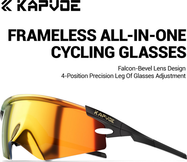 Kapvoe Sportsonnenbrille Photochrome, Unisex - Bild 1