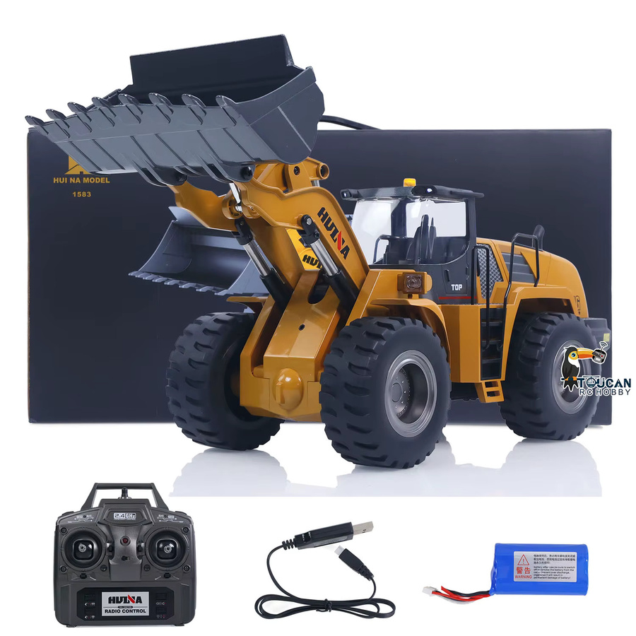 HUINA RC Lkw Lader, 1:14, mit Licht und Sound, elektrisch - Bild 5