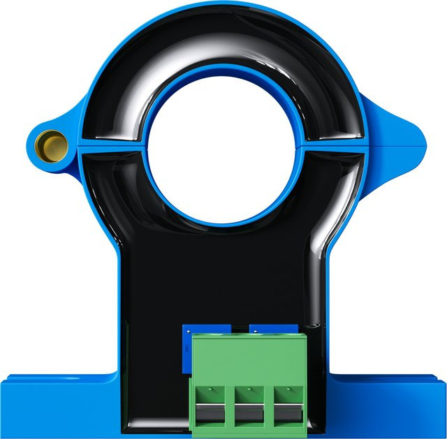 XUYANGQIDIAN Split-Core Stromwandler mit Lochgrößen 20 mm, 25 mm oder 38 mm, Wechselstrom-Hallsensor mit 4-20mA oder 0-10V Ausgang, Farbe: Blau - Bild 1