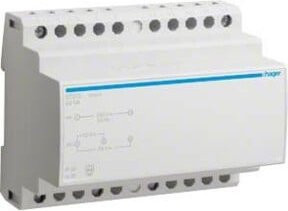 Hager Sicherheitstransformator ST315 in Weiß, 12V/5,25A und 24V/2,63A - Bild 1