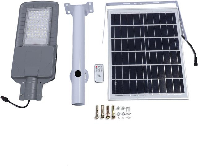 TOMTOP JMS Solare Außenleuchte 500W Wasserdicht mit Fernbedienung und einstellbarer Helligkeit in Grau - Bild 1