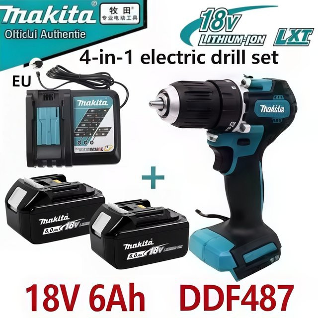 Makita 18V Li-Ionen-Akku BL1860B mit 6,0 Ah in Schwarz für alle LXT Elektrowerkzeuge - Bild 1