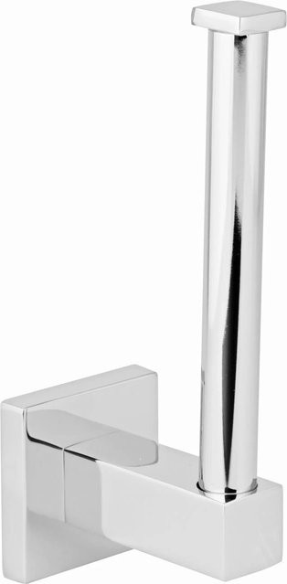 Fackelmann Toilettenpapierhalter Mare in Chrom Silber, B/H/T: 5 x 16 x 7 cm - Bild 1