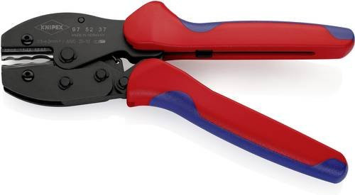 Knipex PreciForce 97 52 37 Crimpzange für Schrumpfschlauchverbinder 0,5 bis 6 mm² in Schwarz - Bild 1