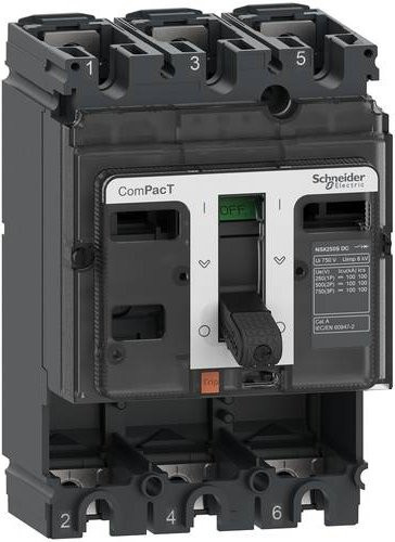 Schneider Electric C10F3D MCB Leistungsschalter in Grau - Bild 1