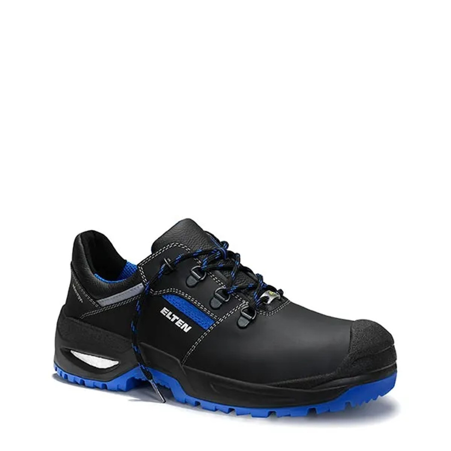 Elten Sicherheitshalbschuh Leonardo Xxsg S3 ESD aus Rindleder in Black-Blue, Größe 47 - Bild 2