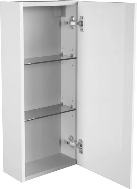 Fackelmann Bad-Hängeschrank Milano Weiß mit Soft-Close-Tür, B/T/H: 30 x 15,4 x 68 cm - Bild 1