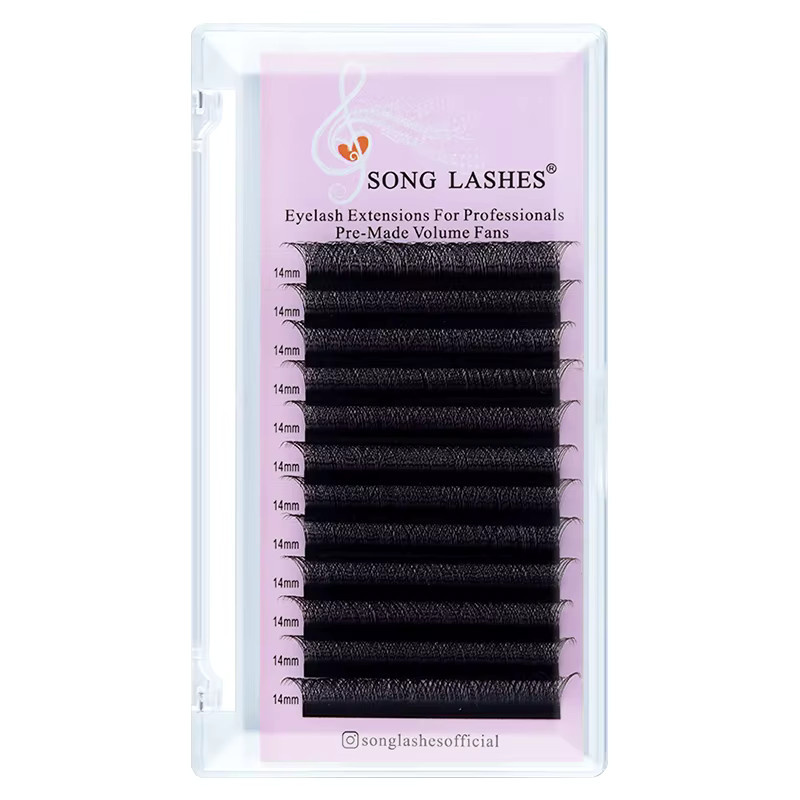 SONG LASHES 3D W-förmige Wimpernverlängerung, Schwarz - Bild 4