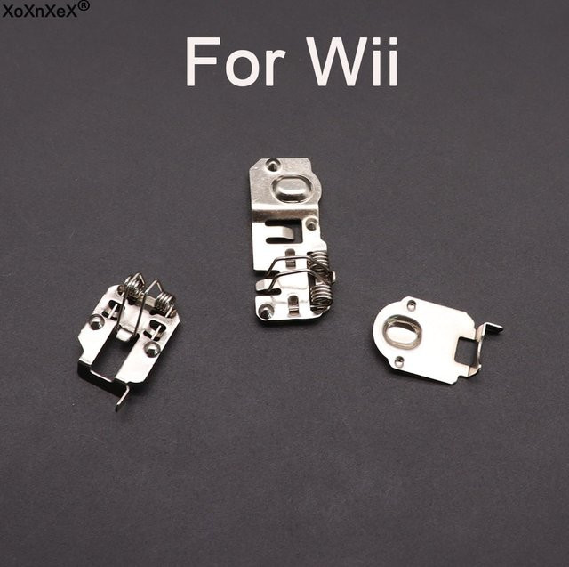 XOXNXEX Batteriehalter für WII-Spiel-Fernbedienung, Joypad und Nunchuck in Silber - Bild 1
